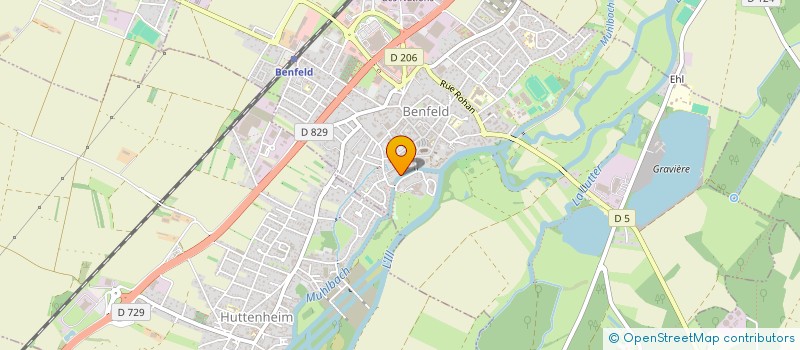 localisation de l'entreprise JUSSEAUME  BENFELD