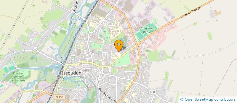 localisation de l'entreprise JUSSERAND à ISSOUDUN