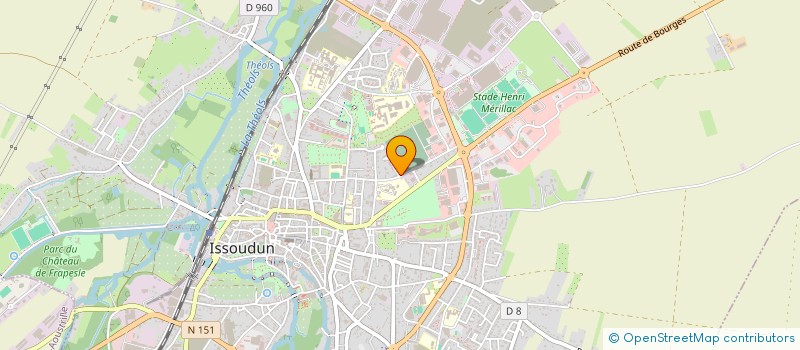 localisation de l'entreprise JUSSERAND à ISSOUDUN