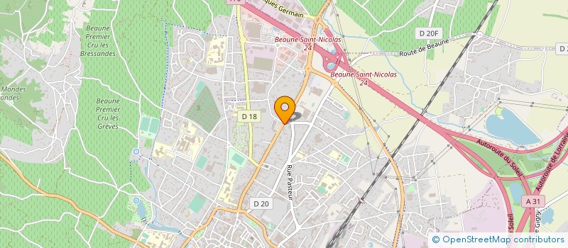 localisation de l'entreprise JUSSIAU INVESTISSEMENTS à BEAUNE