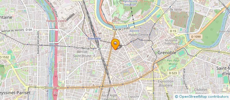 localisation de l'entreprise JUST'1 OUI à GRENOBLE