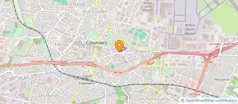 localisation de l'entreprise JUST 1 POOL à COLOMIERS