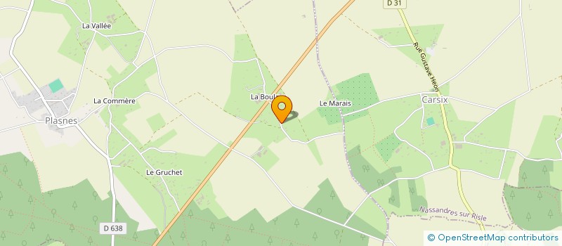 localisation de l'entreprise JUST'1 TAXI  PLASNES