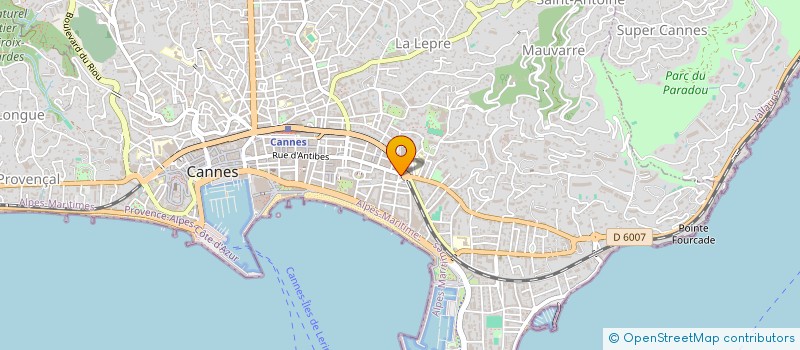 localisation de l'entreprise JUST 1 WAY à CANNES
