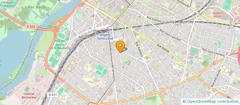 localisation de l'entreprise JUST 4 U à ANGERS