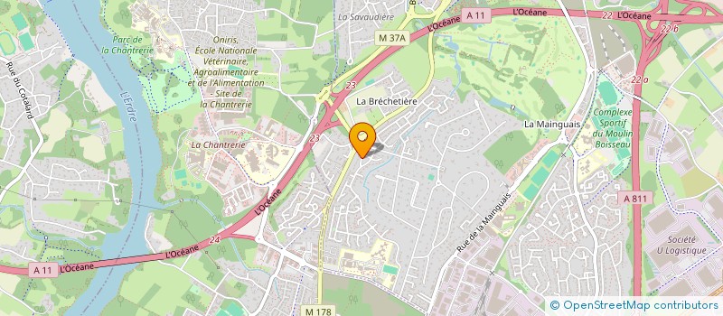 localisation de l'entreprise JUST 4 US  CARQUEFOU