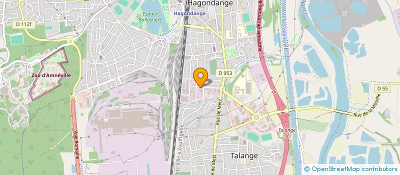 localisation de l'entreprise JUST à MONDELANGE