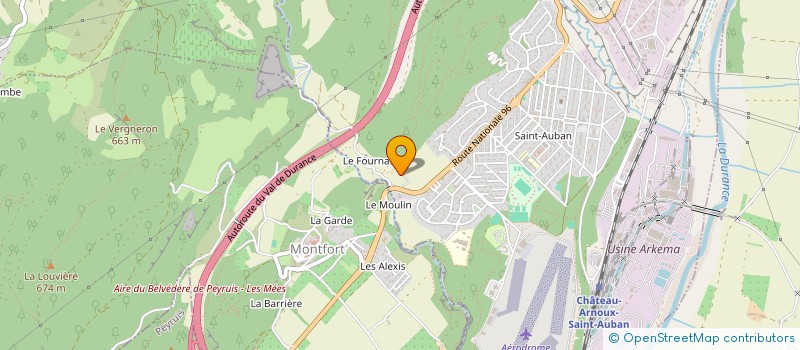 localisation de l'entreprise JUST  CHATEAU-ARNOUX-SAINT-AUBAN