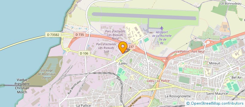 localisation de l'entreprise JUST à LA ROCHELLE