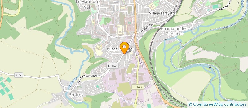 localisation de l'entreprise JUST'A COTE à CHAUMONT