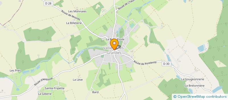 localisation de l'entreprise JUST A COUNTRY  VALLIERES-LES-GRANDES