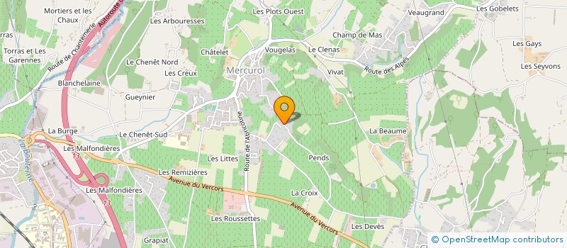 localisation de l'entreprise JUST A GAME PRODUCTIONS  MERCUROL-VEAUNES