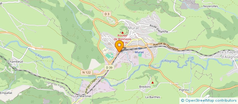 localisation de l'entreprise JUST A ROC à MURAT