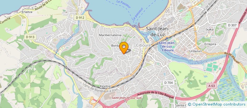 localisation de l'entreprise JUST AFTER  CIBOURE