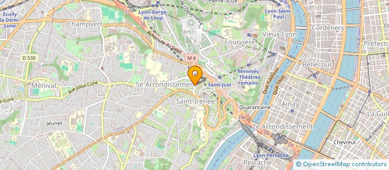 localisation de l'entreprise JUST'APPART  LYON