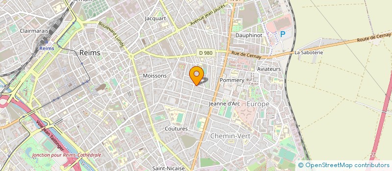 localisation de l'entreprise JUST ART  REIMS