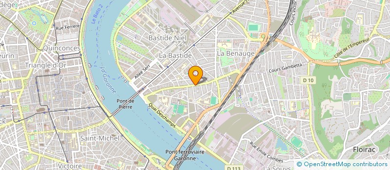 localisation de l'entreprise JUST ARTS BOXING  BORDEAUX