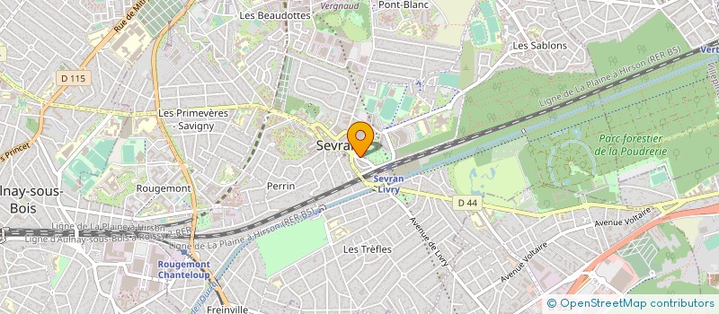 localisation de l'entreprise JUST ASSUR à SEVRAN
