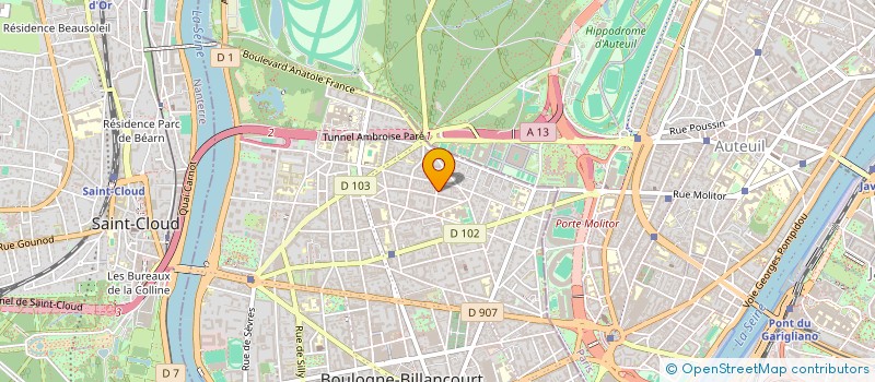 localisation de l'entreprise JUST BE 360 à BOULOGNE-BILLANCOURT