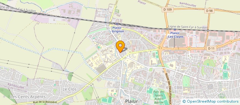 localisation de l'entreprise JUST BOKIT FOOD  PLAISIR