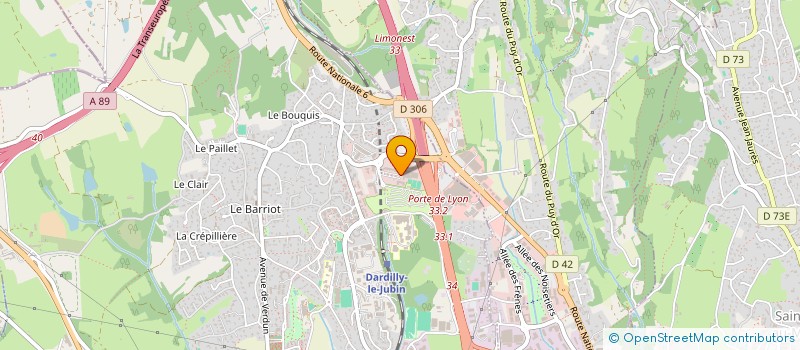 localisation de l'entreprise JUST&BRO  LYON