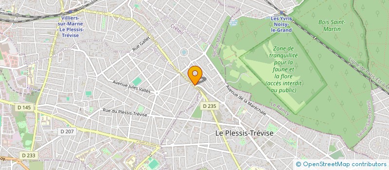 localisation de l'entreprise JUST BUILT  LE PLESSIS-TREVISE