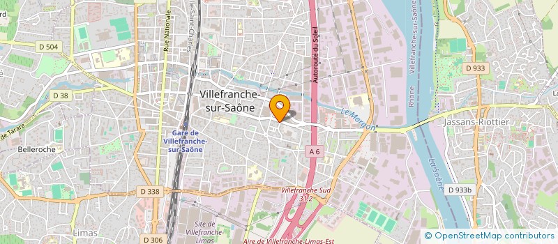 localisation de l'entreprise JUST CLEAN  VILLEFRANCHE-SUR-SAONE