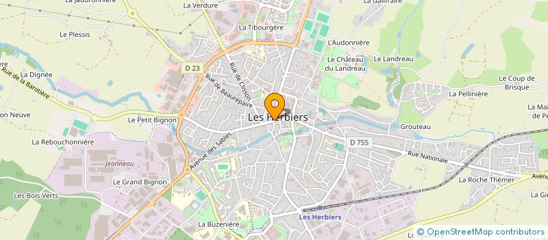 localisation de l'entreprise JUST&CO IMMO à LES HERBIERS