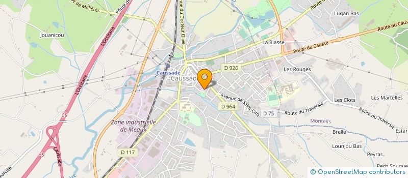 localisation de l'entreprise JUST COUNTRY  CAUSSADE
