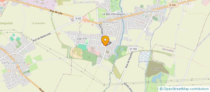 localisation de l'entreprise JUST DANCE F.A.  ANNEQUIN