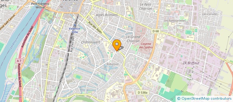 localisation de l'entreprise JUST DEV  VALENCE