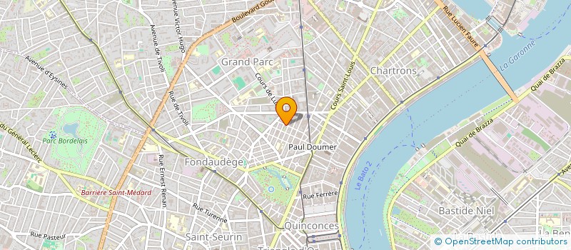 localisation de l'entreprise JUST DO IT  BORDEAUX