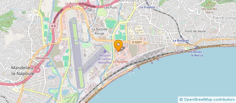 localisation de l'entreprise JUST DUMONT à CANNES