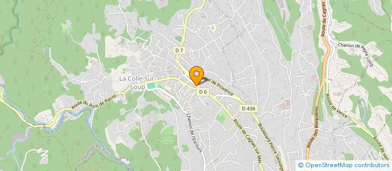 localisation de l'entreprise JUST EVENTS à LA COLLE-SUR-LOUP