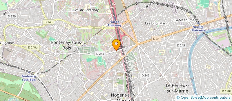localisation de l'entreprise JUST FIX à FONTENAY-SOUS-BOIS
