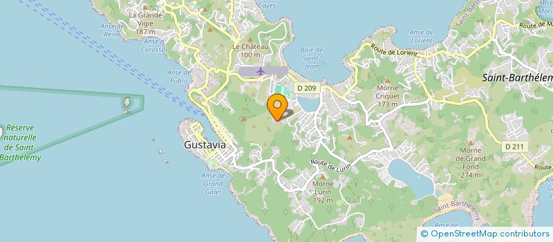 localisation de l'entreprise JUST FOODIES à SAINT-BARTHELEMY