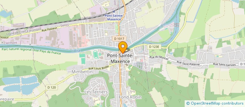 localisation de l'entreprise JUST FOR MEN  PONT-SAINTE-MAXENCE