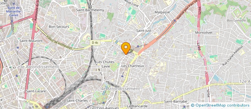 localisation de l'entreprise JUST IMMO à MARSEILLE
