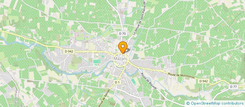 localisation de l'entreprise JUST IMMO  MAZAN