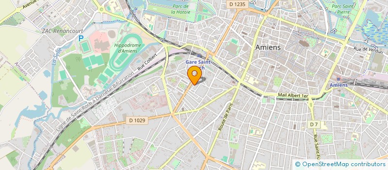 localisation de l'entreprise JUST'IN DANCE  AMIENS