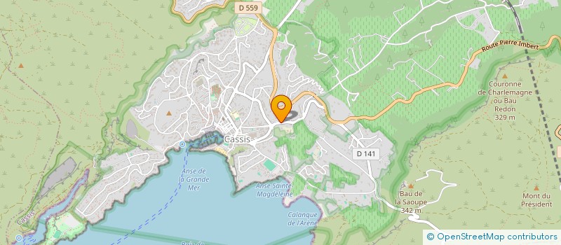localisation de l'entreprise JUST-IN SOLUTION à CASSIS