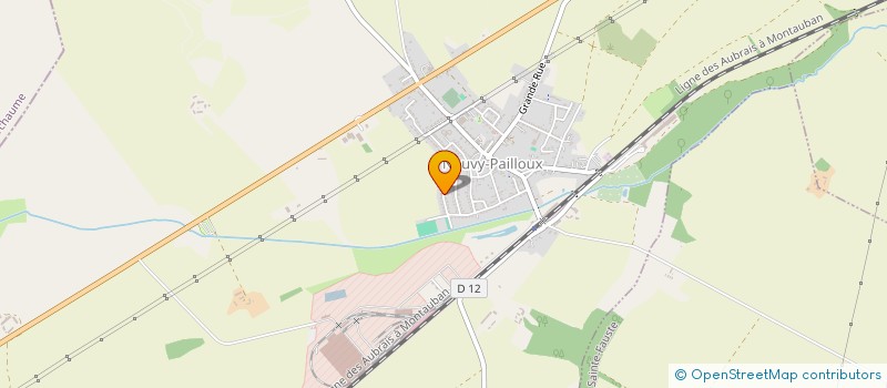 localisation de l'entreprise JUST IN TIME  NEUVY-PAILLOUX