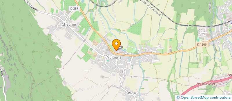 localisation de l'entreprise JUST'INE  VULBENS