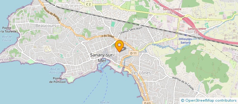 localisation de l'entreprise JUST JEWEL à SANARY-SUR-MER