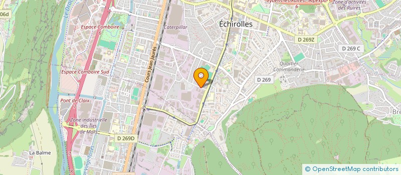 localisation de l'entreprise JUST K à ECHIROLLES