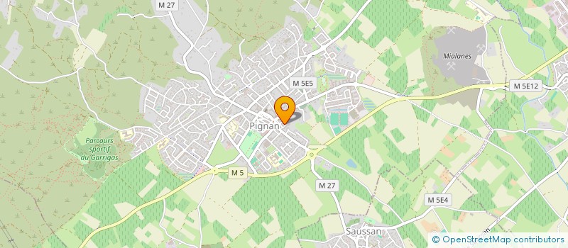 localisation de l'entreprise JUST LIVE  PIGNAN