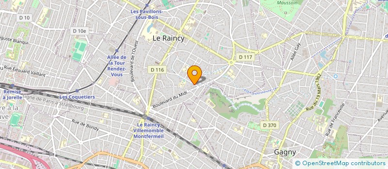 localisation de l'entreprise JUST LOC à LE RAINCY