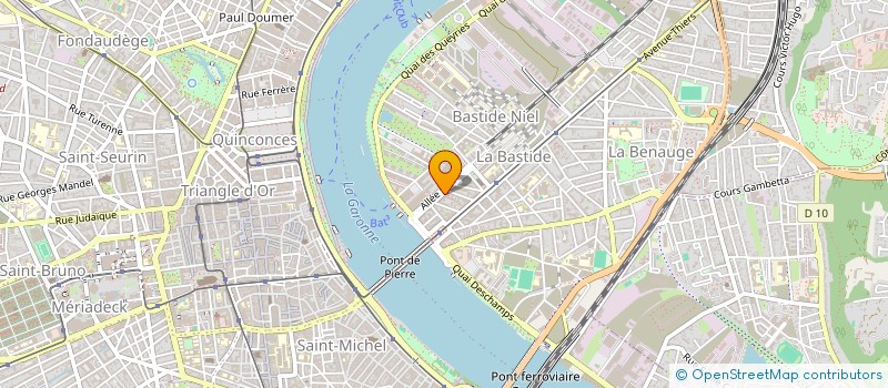 localisation de l'entreprise JUST MEN  BORDEAUX