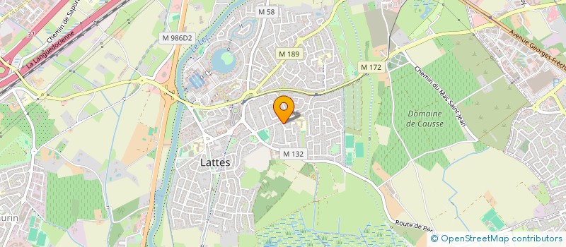 localisation de l'entreprise JUST MI à LATTES