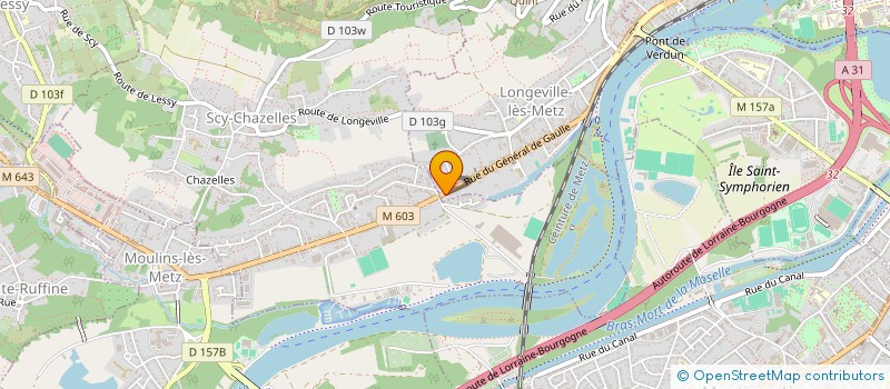localisation de l'entreprise JUST MICHEL à LONGEVILLE-LES-METZ